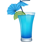 blue cocktail  sticker