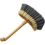 Bath broom sticker