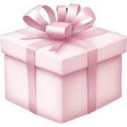 Light pink Christmas gifts under a white Christmas tree  sticker