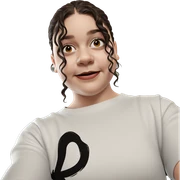 happy girl in white shirt sticker