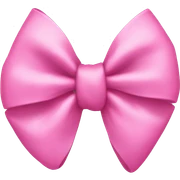 pink bow sticker