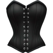 Black corset sticker