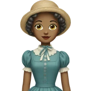 vintage doll sticker