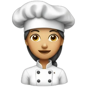 personal chef woman sticker