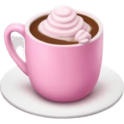 pink hot chocolate  sticker