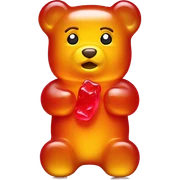 Gummy bear sticker