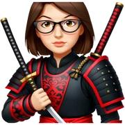 Daring Samurai sticker