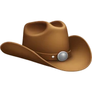 Cowboy hat sticker