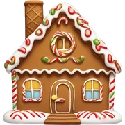 Gingerbread house sticker