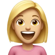 Girls laughing  sticker