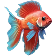 Betta fish sticker