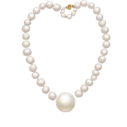 Pearl necklace sticker