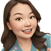 smiling girl with long hair sticker