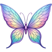 Fairy wings sticker