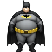 Fat Batman sticker