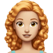 Beautiful Barbie ginger fair skin sticker