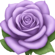 Lavender rose sticker