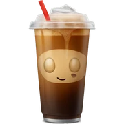 Iced coffee sticker