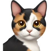 calico cat sticker