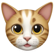 A cat sticker
