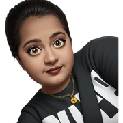 realistic portrait of girl sticker