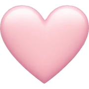 pastel pink heart sticker
