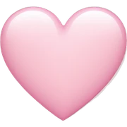 Light pink heart  sticker