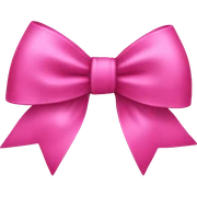 pink christmas bow  sticker