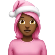 Pink Christmas  sticker