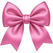 Pink bow  sticker
