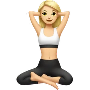 Pilates girly sticker