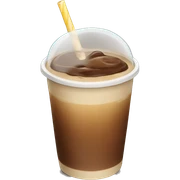 Iced coffee sticker
