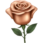 Rose gold happy new year sticker