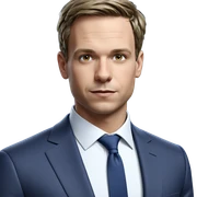formal portrait of a man sticker