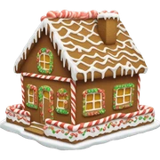 gingerbread house sticker