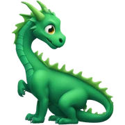 thinking dragon sticker