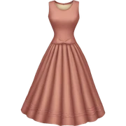 Vintage dress sticker