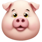 fat pig sticker
