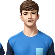 brown haired boy meme sticker