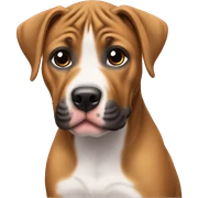 Ridgeback pitbull puppy sticker
