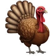 Realistic Turkey  sticker