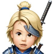 Samurai Defender sticker