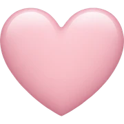 Light pink heart sticker