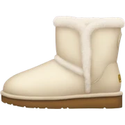 Cream uggs sticker