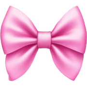 Pink bow sticker