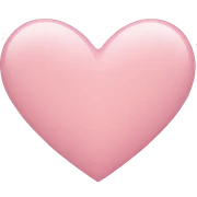 Light pink heart sticker