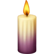 vintage candle sticker