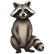 Racoon love racoon sticker