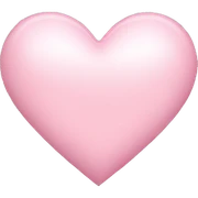 Light pink heart sticker