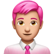 Pink heart sticker